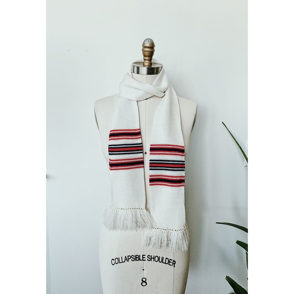 Classic Red, White & Blue Vintage Scarf